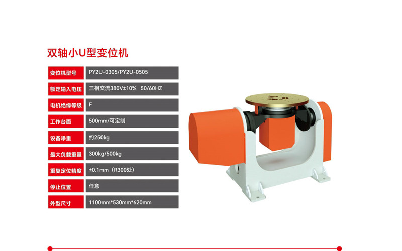 雙軸小U型變位機